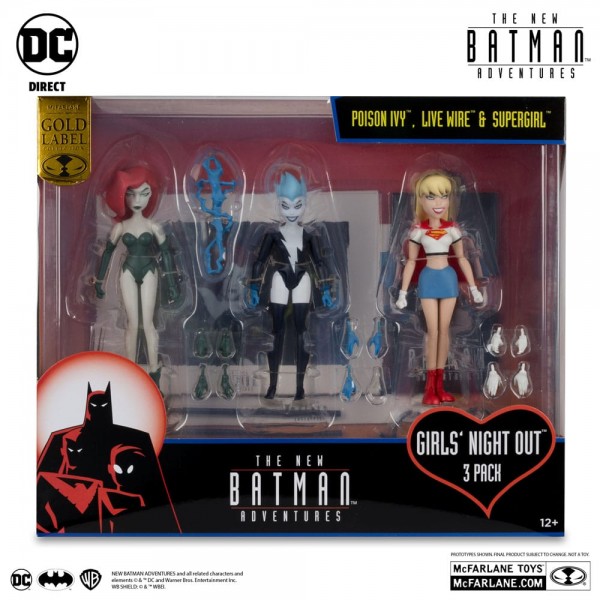 The New Batman Adventures DC Direct Actionfiguren 3er-Pack Girls´ Night Out (Gold Label) 15 cm