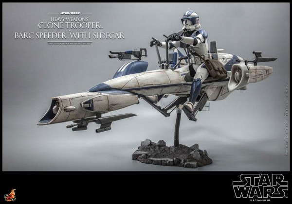 Star Wars Clone Wars Television Masterpiece Actionfiguren-Set 1/6 Heavy Weapons Clone Trooper & BARC