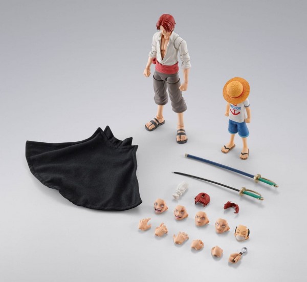 One Piece S.H.Figuarts Actionfiguren 2er-Pack Shanks & Monkey D. Luffy Childhood Ver.