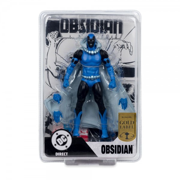 DC Direct Actionfigur Obsidian (Infinity Inc #16) (Chase) (Gold Label) 18 cm