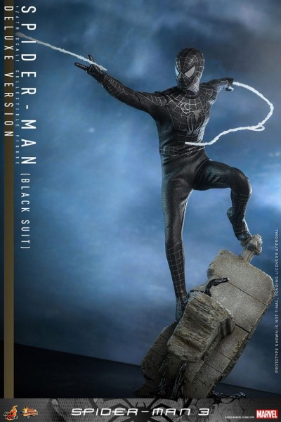 Spider-Man 3 Movie Masterpiece Actionfigur 1:6 Spider-Man (Black Suit) (Deluxe Version) 30 cm
