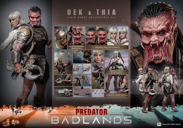 Predator: Badlands Movie Masterpiece Actionfigur 1/6 Dek & Thia 30 cm