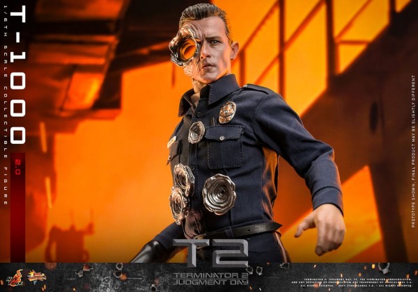 Terminator 2 Movie Masterpiece Actionfigur 1/6 T-1000 (2.0) 31 cm