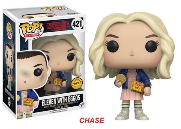 Stranger Things POP! TV Vinyl Figuren Eleven With Eggos Chase 9 cm