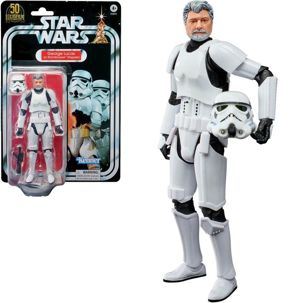 Star Wars Black Series 50th Anniversary Lucas Film Actionfigur 15 cm George Lucas (Stormtrooper Disg