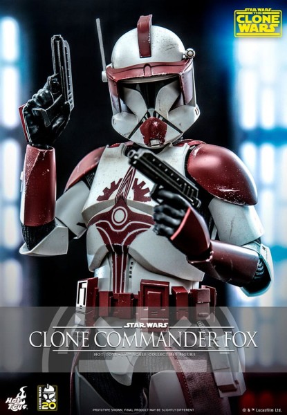 Star Wars: The Clone Wars Actionfigur 1/6 Clone Commander Fox 30 cm