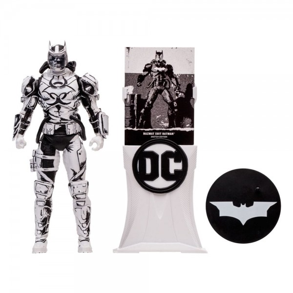 DC Multiverse Actionfigur Hazmat Suit Batman (Line Art) (Gold Label) 18 cm
