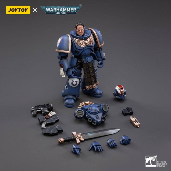 Warhammer 40k Action Figure 1/18 Ultramarines Primaris Lieutenant Amulius