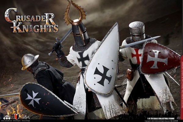 Coomodel Series of Empires Die-Cast Actionfigur 1/6 Crusader Knights Glory of the Holy City