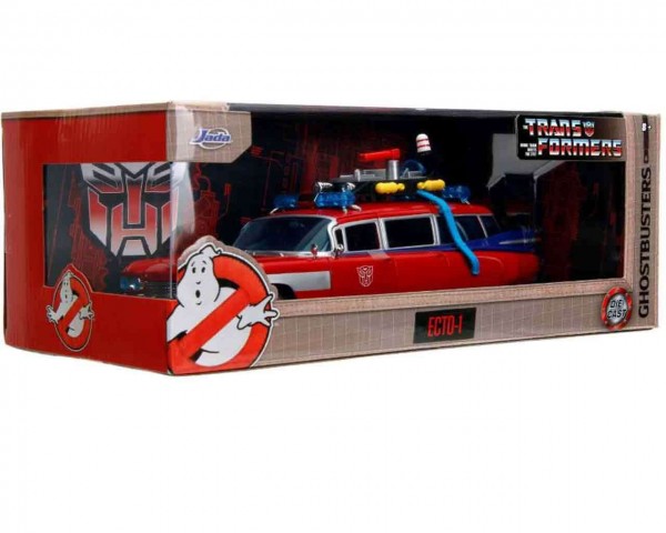 Ghostbusters-Transformers - Ecto-1 X Optimus Prime - Limited Edition - 1:24 Die-Cast Model