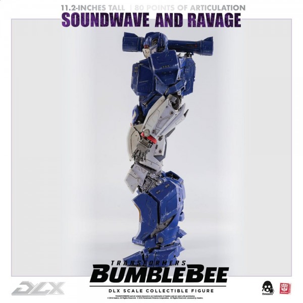 Transformers Bumblebee DLX Actionfiguren Doppelpack 1/6 Soundwave & Ravage 28 cm