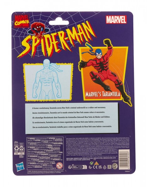 Spider-Man Marvel Legends Retro Action Figure Marvel's Tarantula