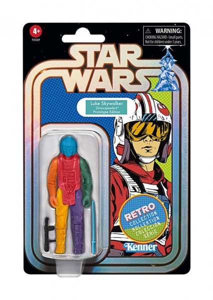 Star Wars Retro Collection Action Figure 10 cm Luke Skywalker - Snowspeeder (Prototype Edition) Multi-Colored