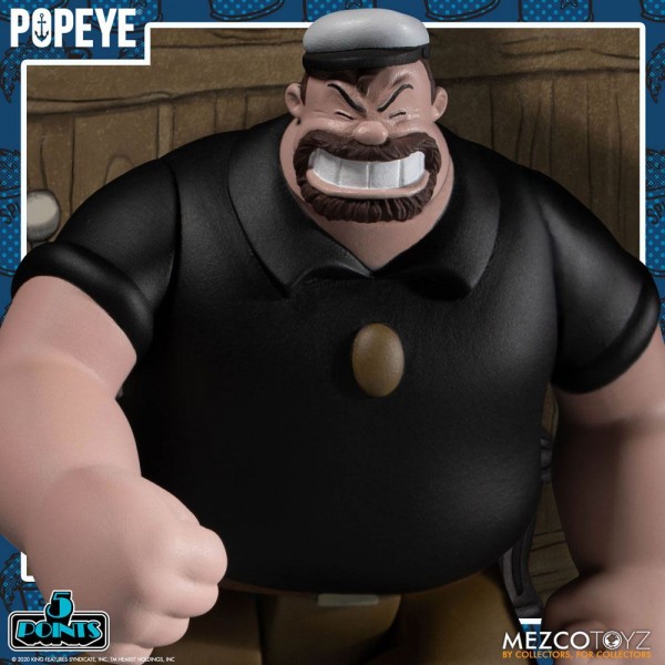 Popeye '5 Points' Action Figures Deluxe Box Set