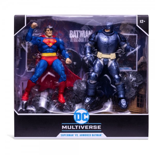 DC Multiverse Collector Multipack Action Figures Superman vs. Armored Batman (2-Pack)