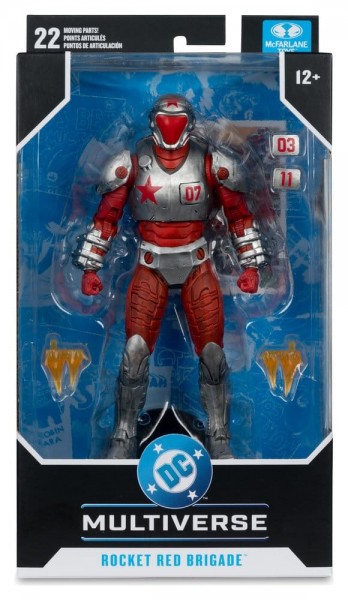 Justice League: Generation Lost DC Multiverse Action Figure Rocket Red Brigade 18 cm