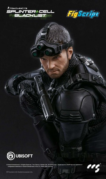 Splinter Cell: Blacklist FigScript Sam Fisher 1/12 Scale Actionfigur