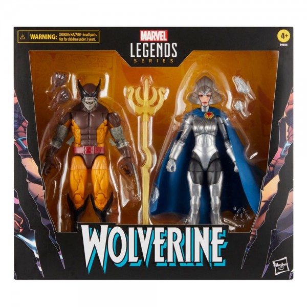 Wolverine 50th Anniversary Marvel Legends Actionfiguren 2er-Pack Wolverine & Lilandra Neramani 15 cm