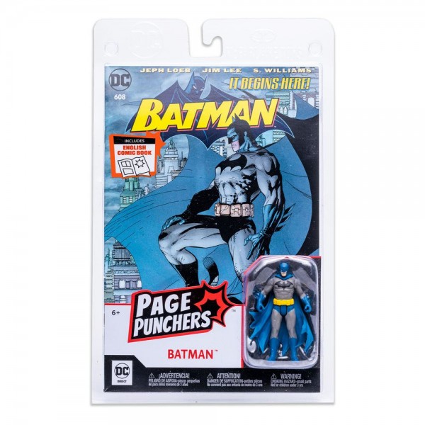 DC Page Punchers Action Figure & Comic Batman (Batman Hush)