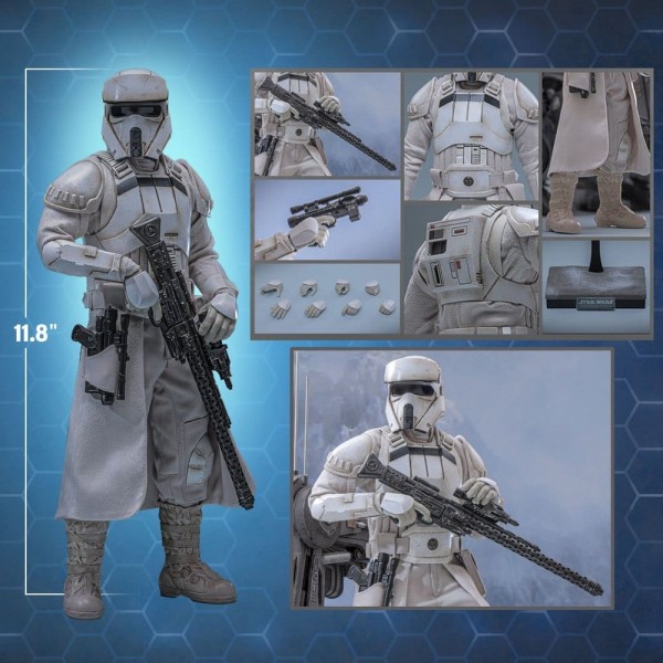 Star Wars: The Mandalorian & Grogu Movie Masterpiece Action Figure 1/6 Imperial Remnant AT-RT Driver 30 cm
