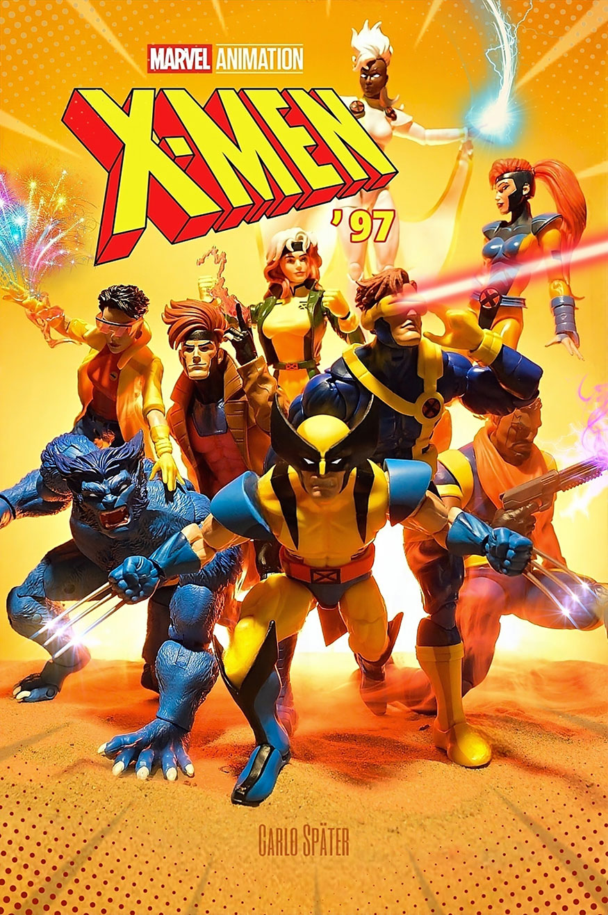 X-Men '97 Actionfiguren als Poster von Carlo Später