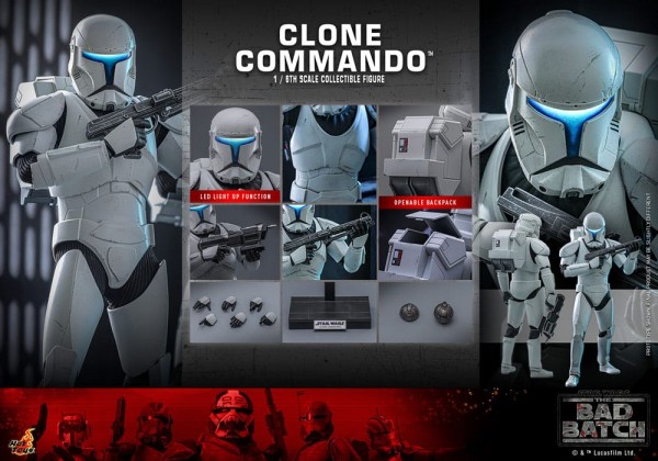 Star Wars: The Bad Batch Action Figure 1/6 Clone Commando 30 cm