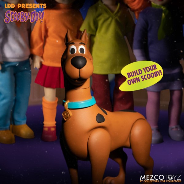 Scooby-Doo Build A Figure Living Dead Dolls Dolls Shaggy & Daphne & Fred & Velma (Set of 4)