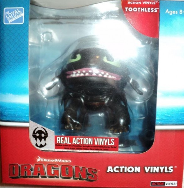 How To Train Your Dragon Dragons Action Vinyl Figure Wave 2 Toothless