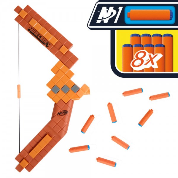 Minecraft NERF Bogen mit Dart-Abschuss