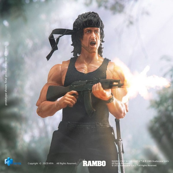 Rambo Exquisite Super Series Action Figure 1/12 First Blood II John Rambo 16 cm