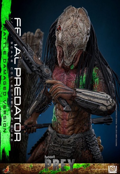 Prey Actionfigur 1/6 Feral Predator (Battle Damaged Version) 37 cm