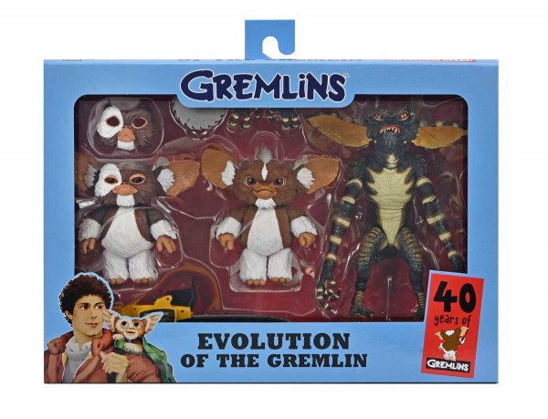 Gremlins Evolution Of The Gremlin 40Th Anniversary Box 3er-Set Actionfigures 18 cm