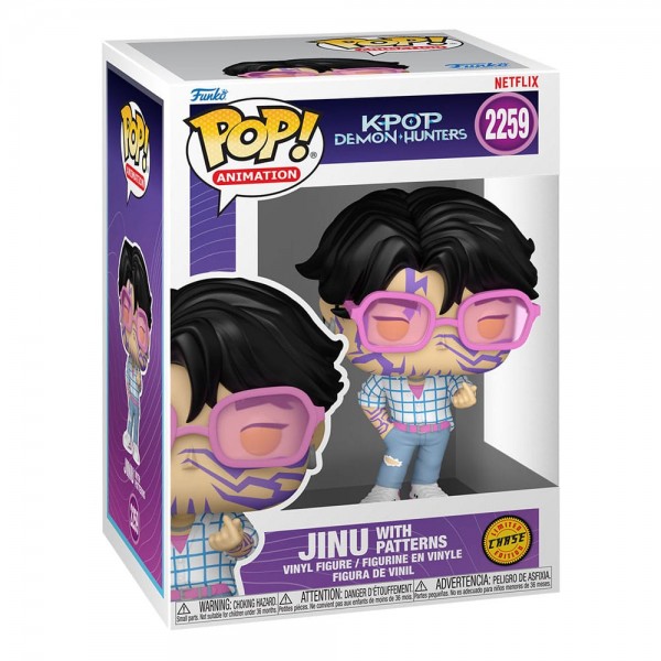 KPop Demon Hunters POP! Animation Vinyl Figur Jinu Chase 9 cm