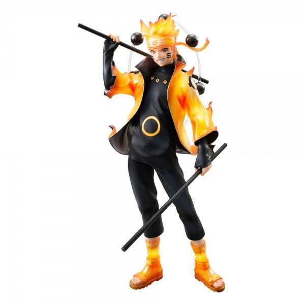 Naruto Shippuden G.E.M. Serie PVC Statue Naruto Uzumaki Six Paths Sage Mode Version 22 cm