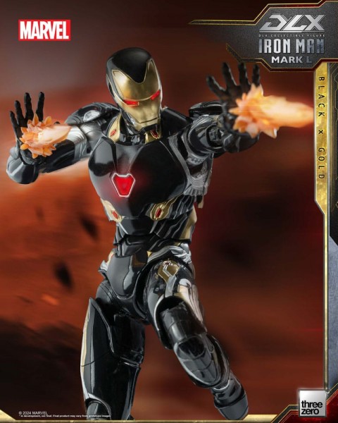 Infinity Saga DLX Actionfigur 1/12 Iron Man Mark 50 (Black X Gold) 17 cm