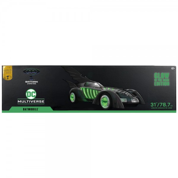 Batman Forever DC Multiverse Fahrzeug Batmobile Glow in the Dark Edition (Gold Label) 79 cm