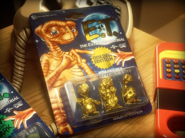 E.T. the Extra-Terrestrial Collector's Set Mini Figures 3-Pack Golden Edition 5 cm