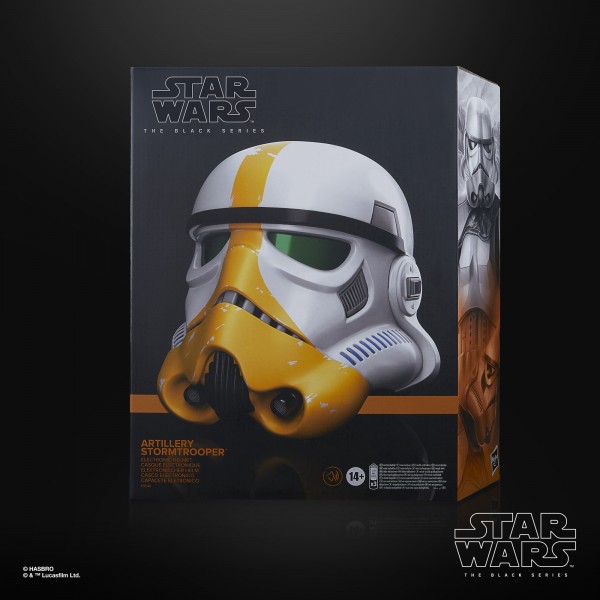 Star Wars Black Series Replik 1:1 Elektronischer Helm Artillery Stormtrooper