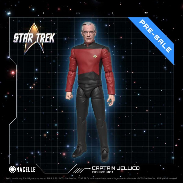 Star Trek The Next Generation Captain Jellico Actionfigur 16,2 cm
