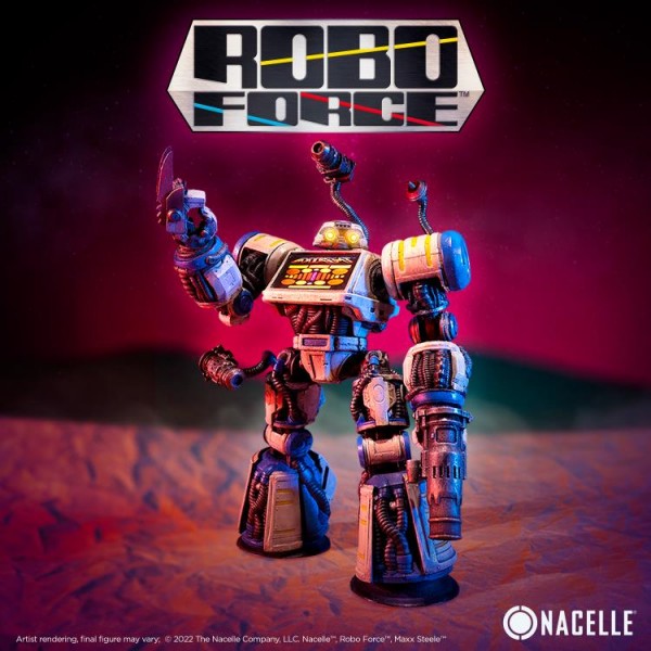 Robo Force Action Figures Set Maxx 89 and Wrecker (2)