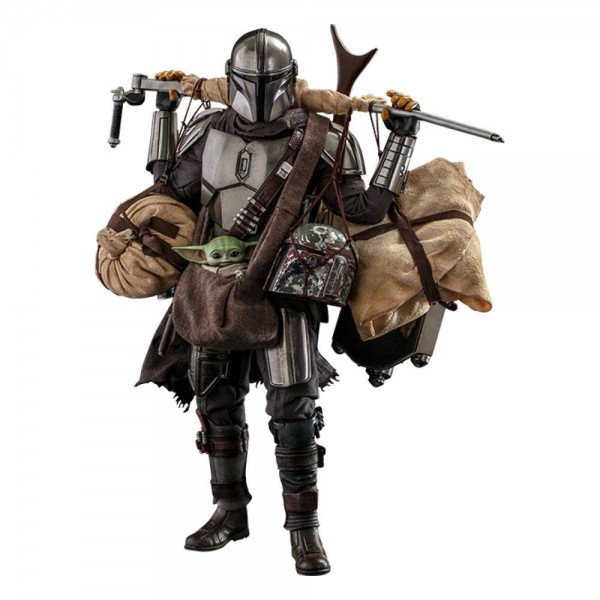 Star Wars The Mandalorian Television Masterpiece Action Figures 1/6 The Mandalorian &amp; Grogu (2-Pack) Deluxe