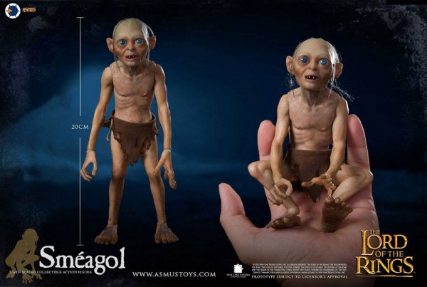 Lord of the Rings Action Figures 1/6 Gollum & Sméagol (Luxury 2-Pack)