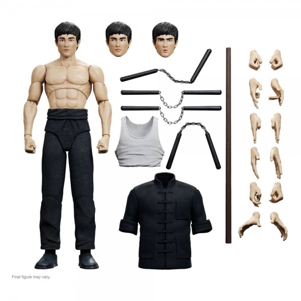 Bruce Lee minifigure action movie karate Comic cartoon toy figure 